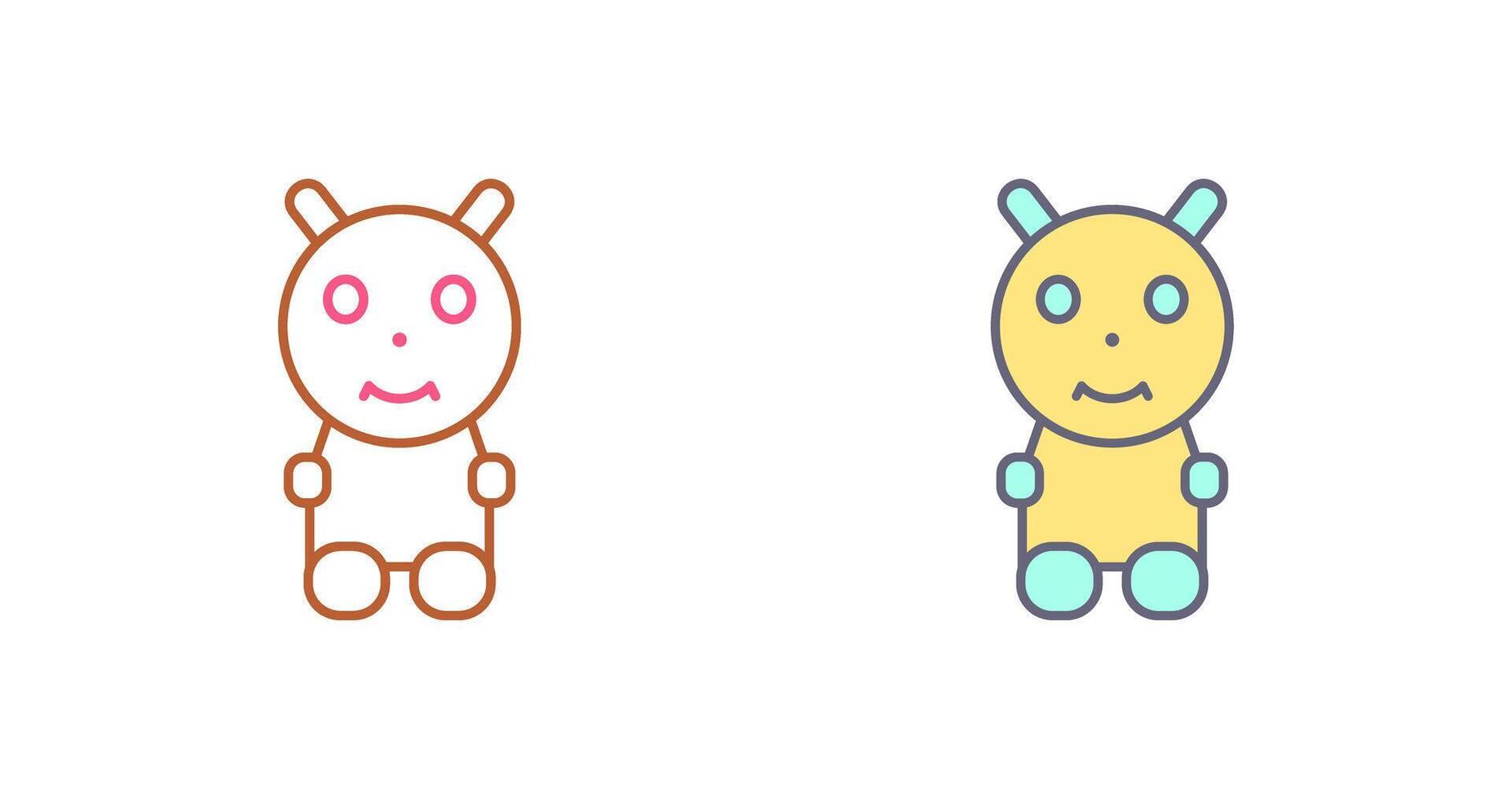 Unique Toys Icon Design vector