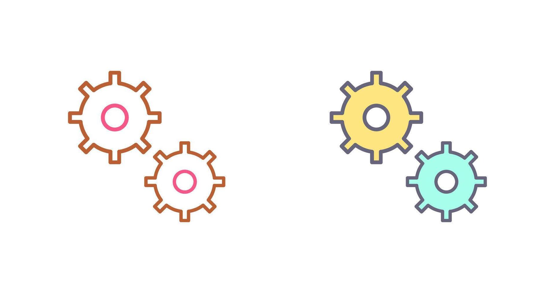 Unique Configurations Icon Design vector