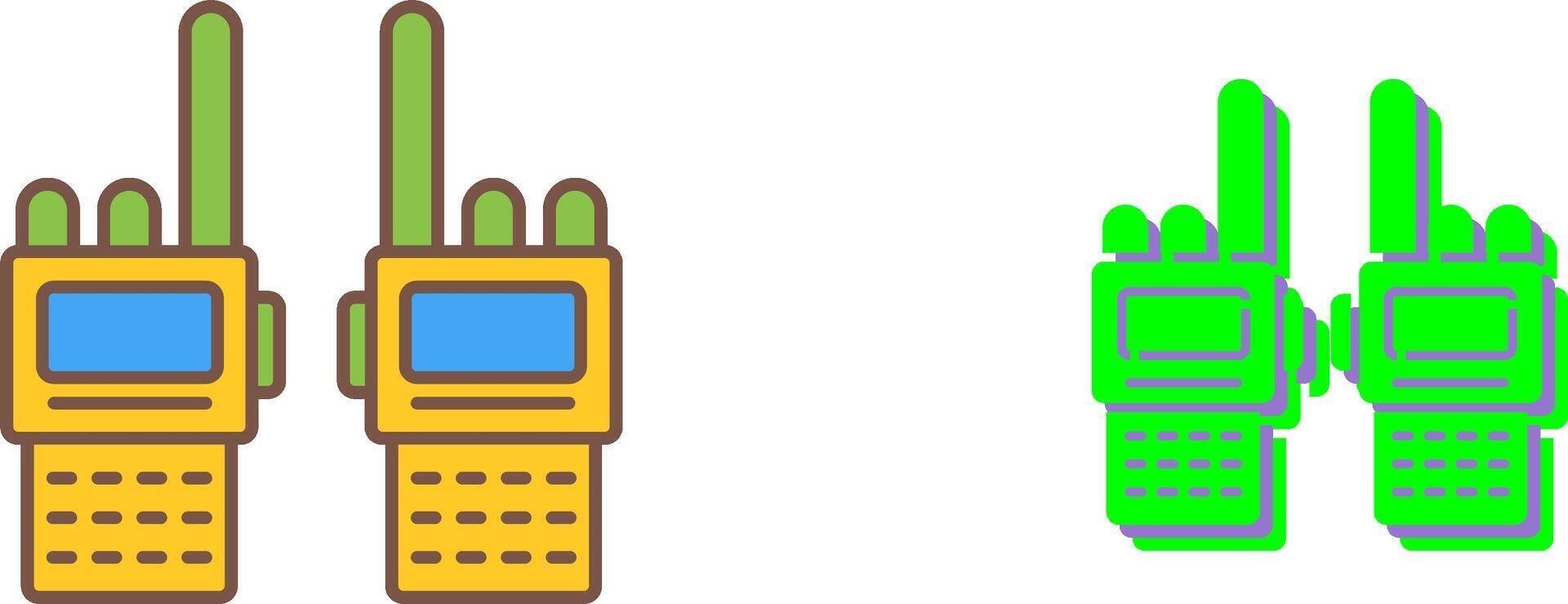Walkie Talkie Icon Design vector