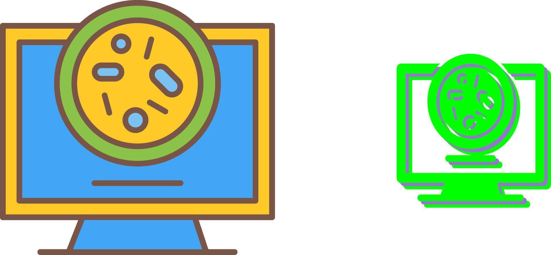 Petri Dish Icon Design vector