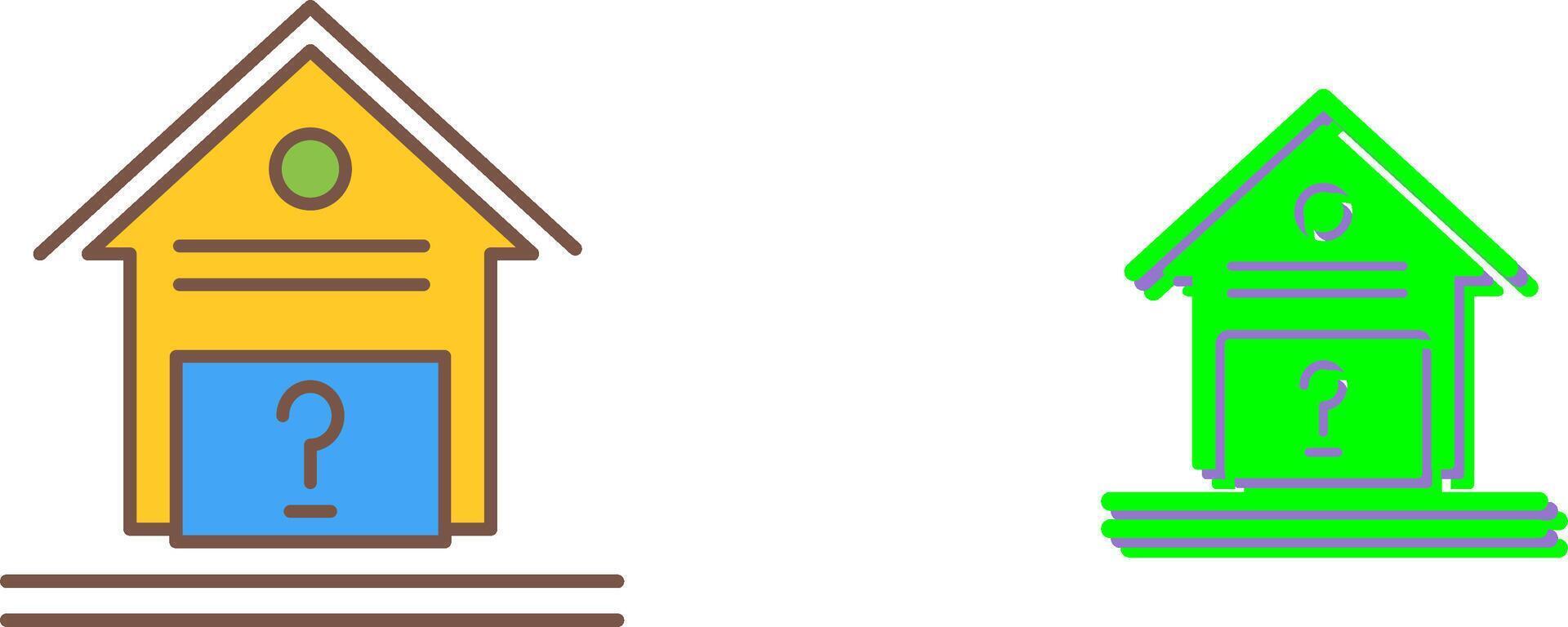 Unknown Icon Design vector
