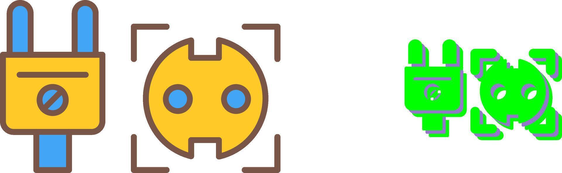 Socket Icon Design vector