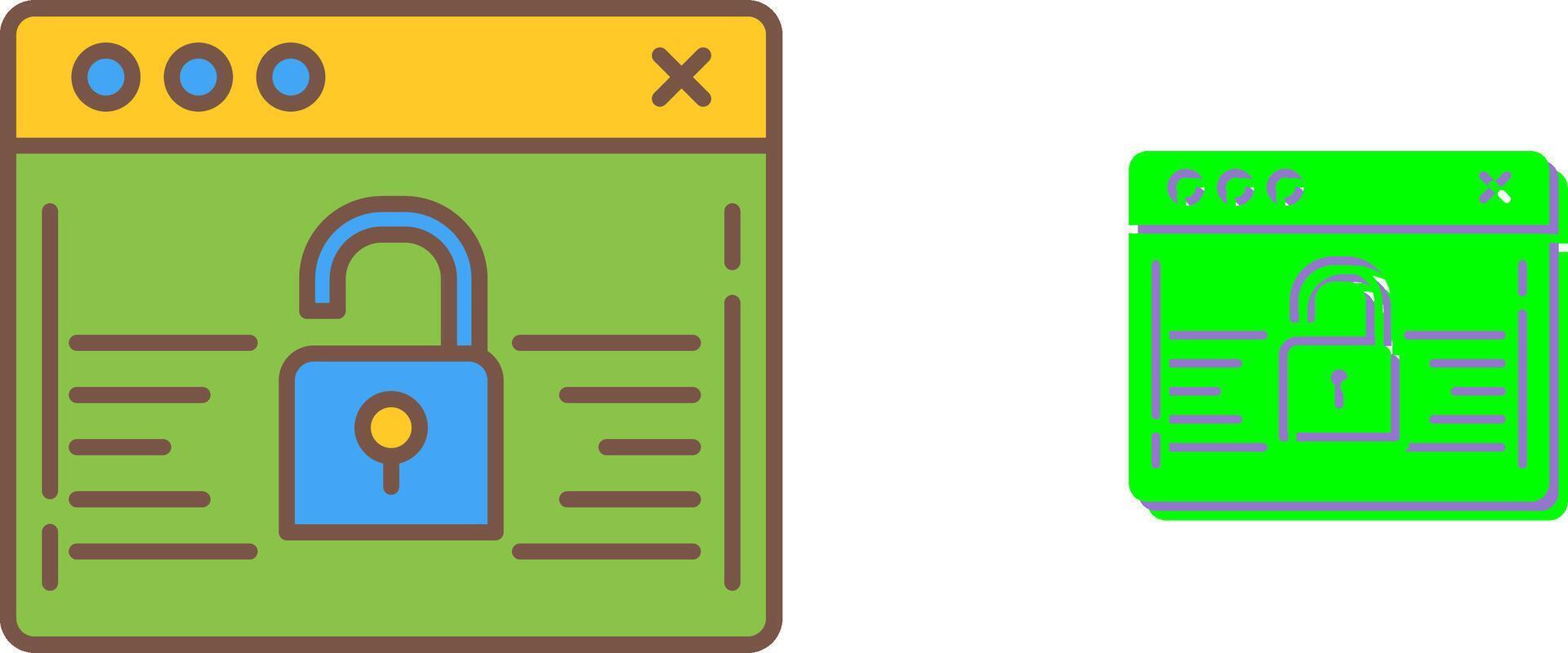 Password Icon Design vector