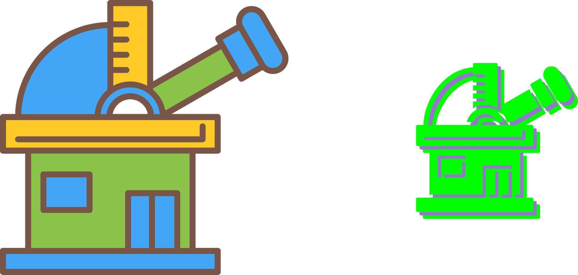 Observatory Icon Design vector