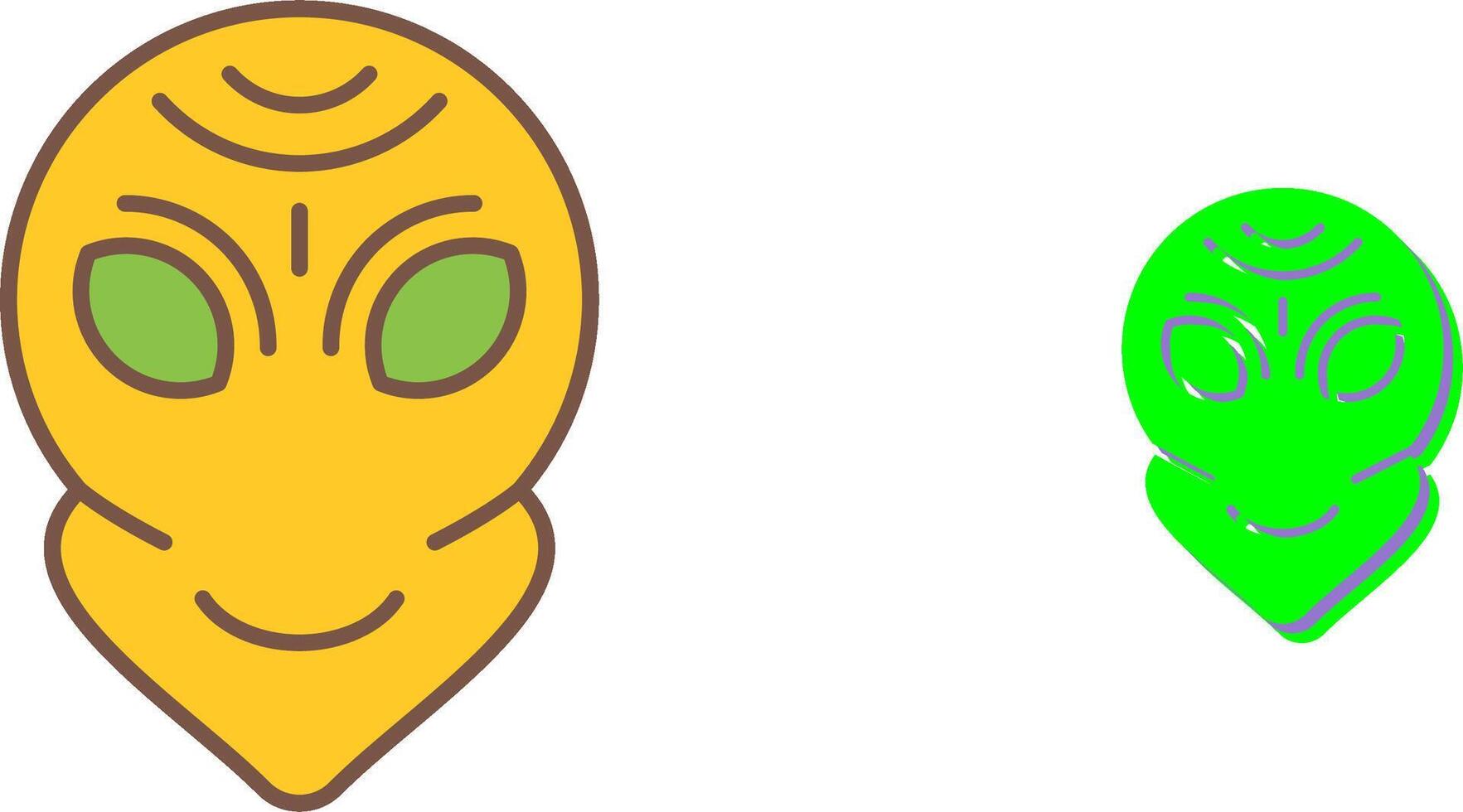 Alien Icon Design vector