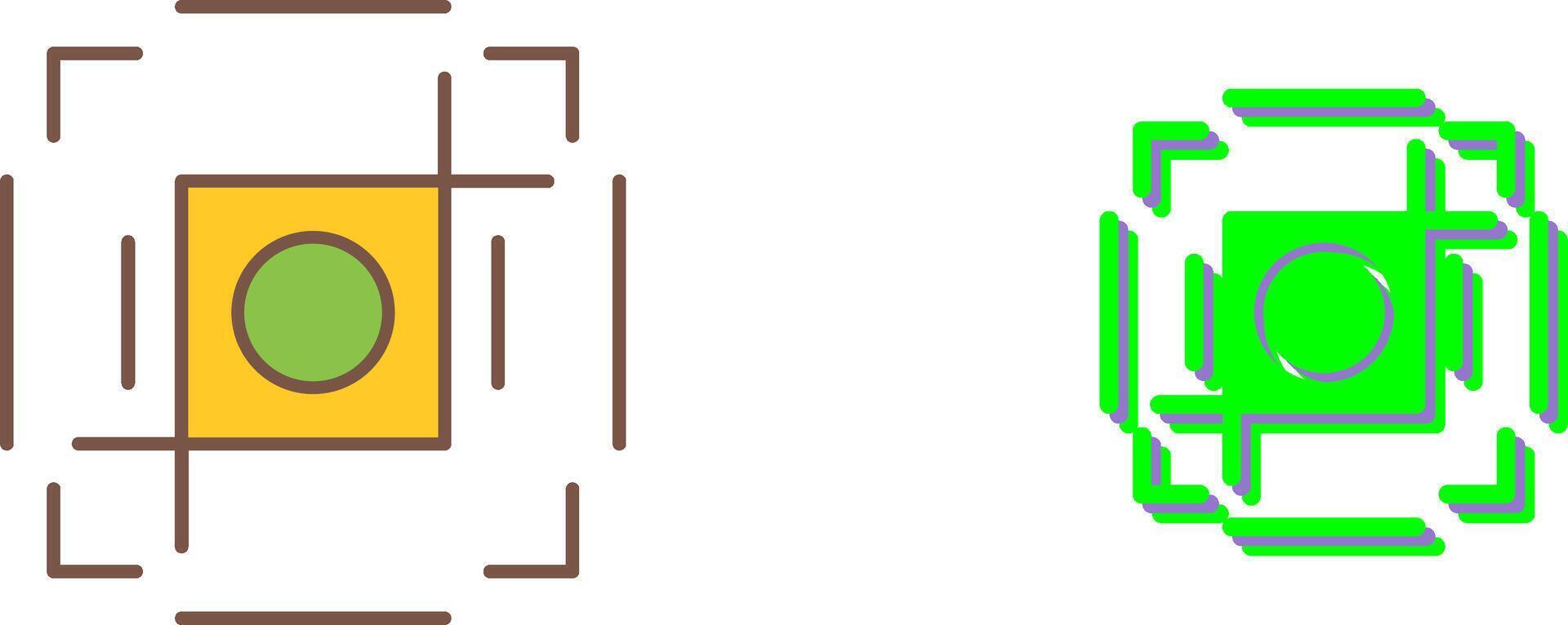 Crop Icon Design vector