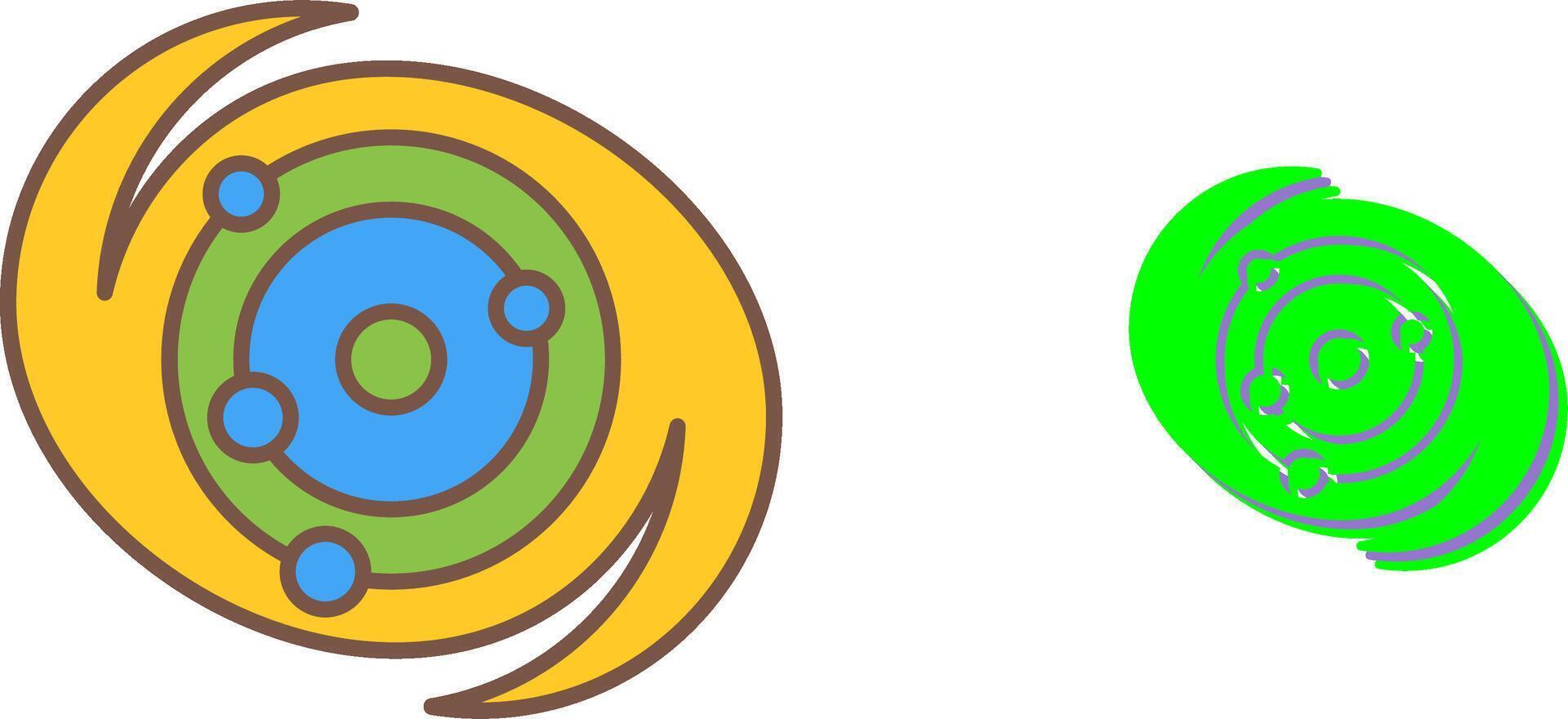 Galaxy Icon Design vector