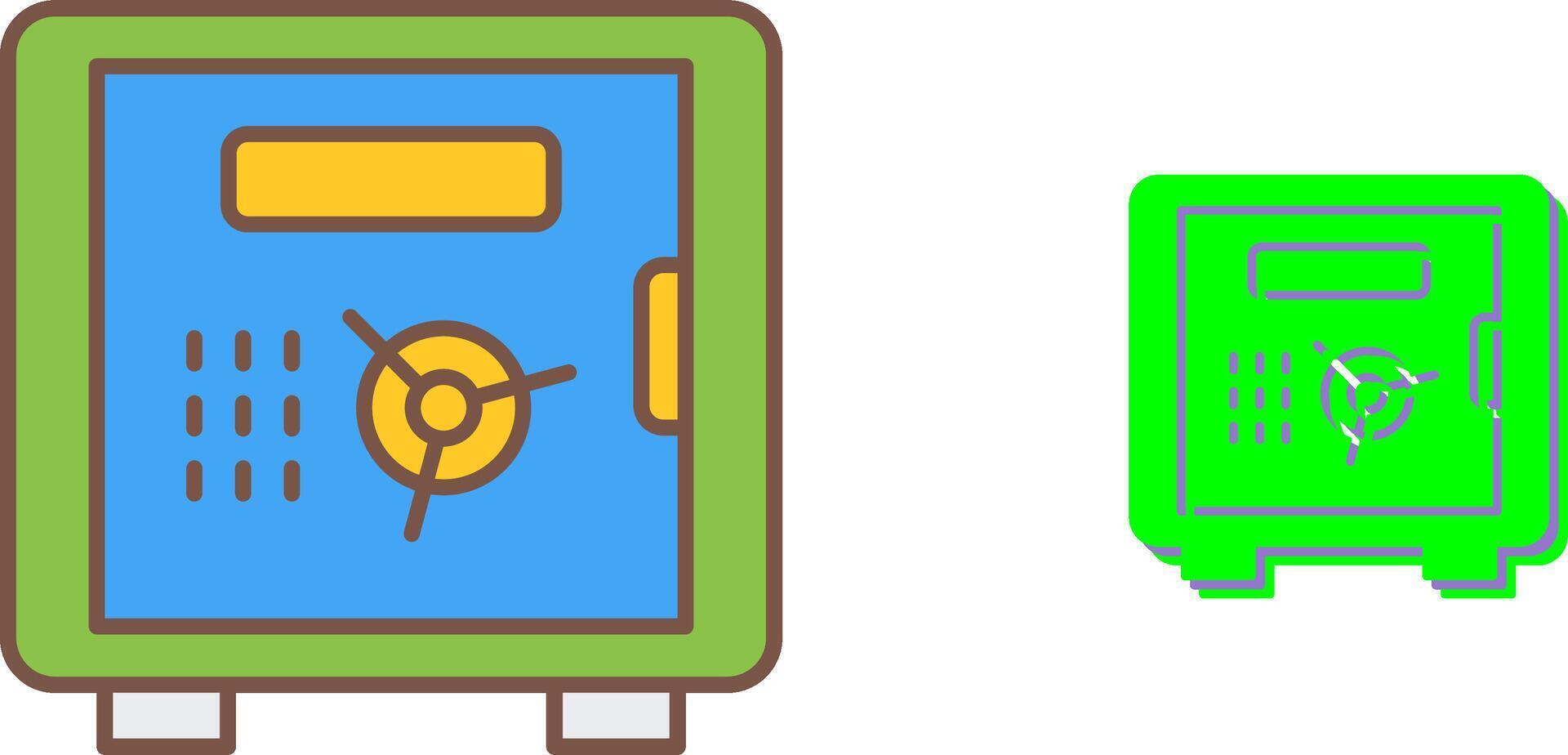 Safe Box Icon Design vector