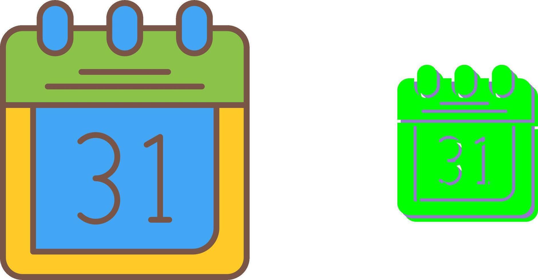 Calendar Icon Design vector