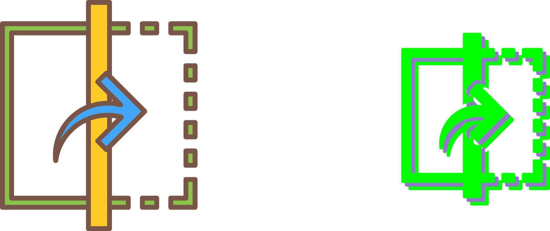 Reflect Icon Design vector