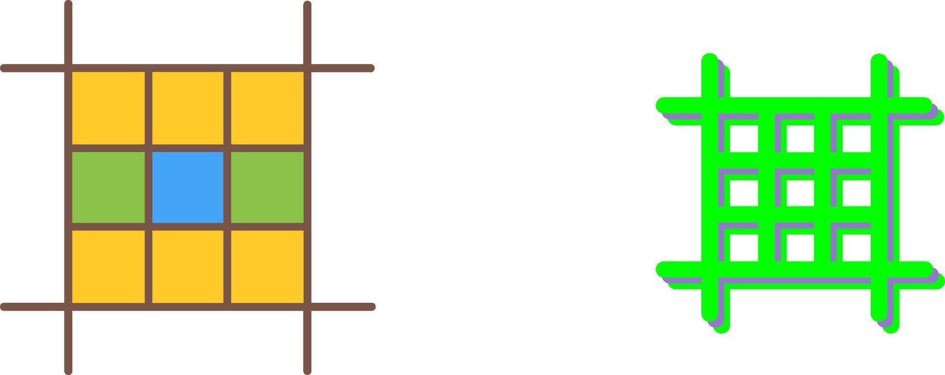 Square Layout Icon Design vector