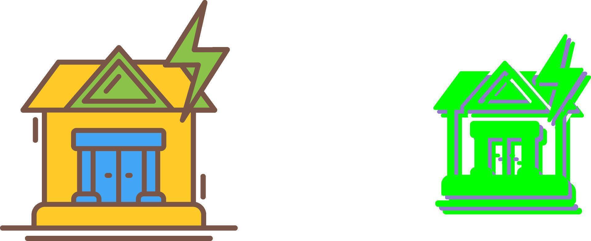 Natural Disaster Icon Design vector