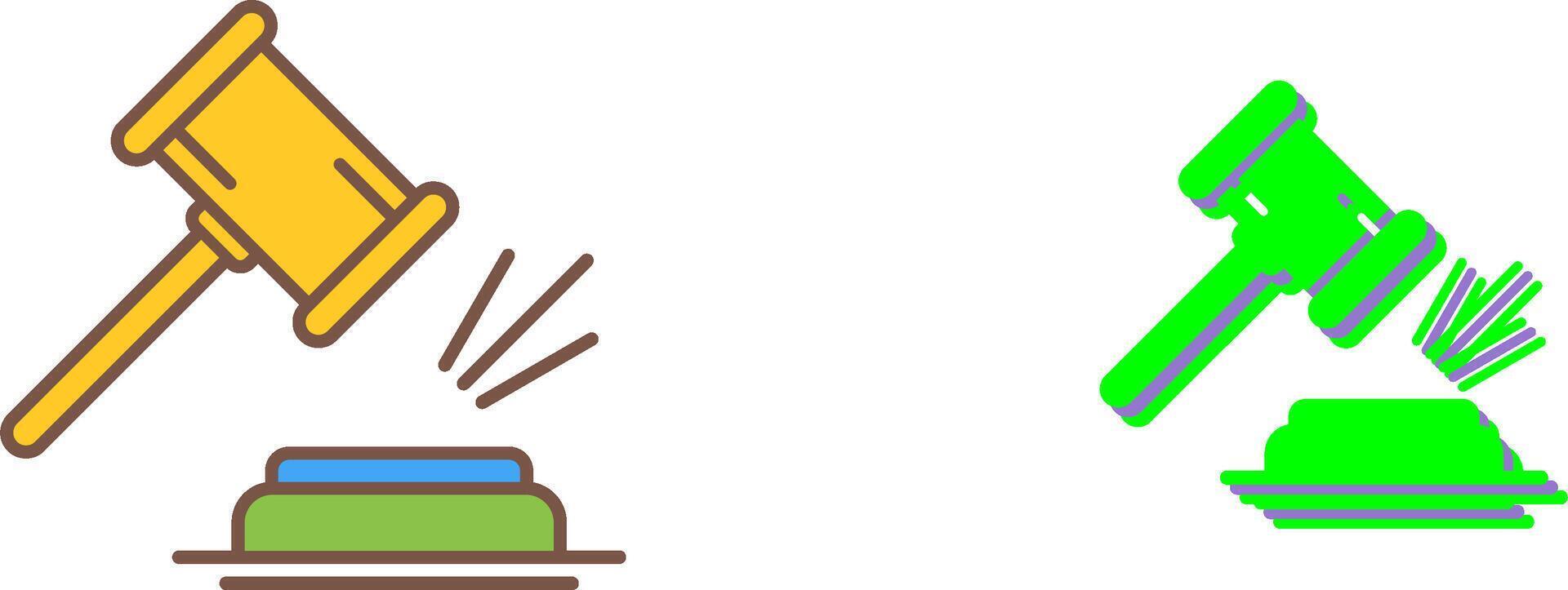 Gavel Icon Design vector