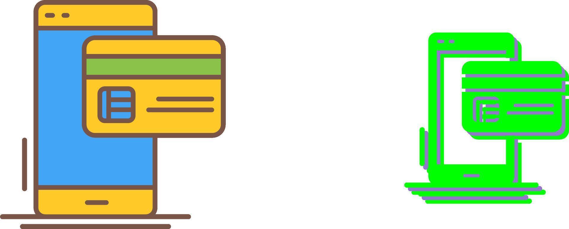 Cashless Payment Icon Design vector