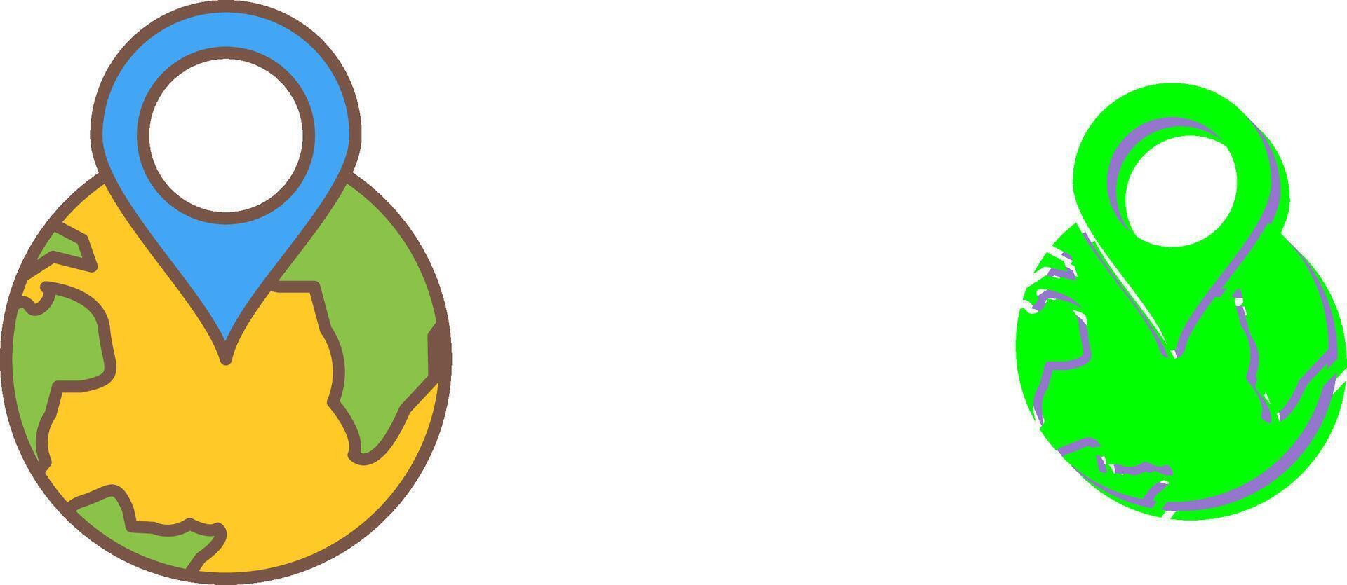 World tour Icon Design vector