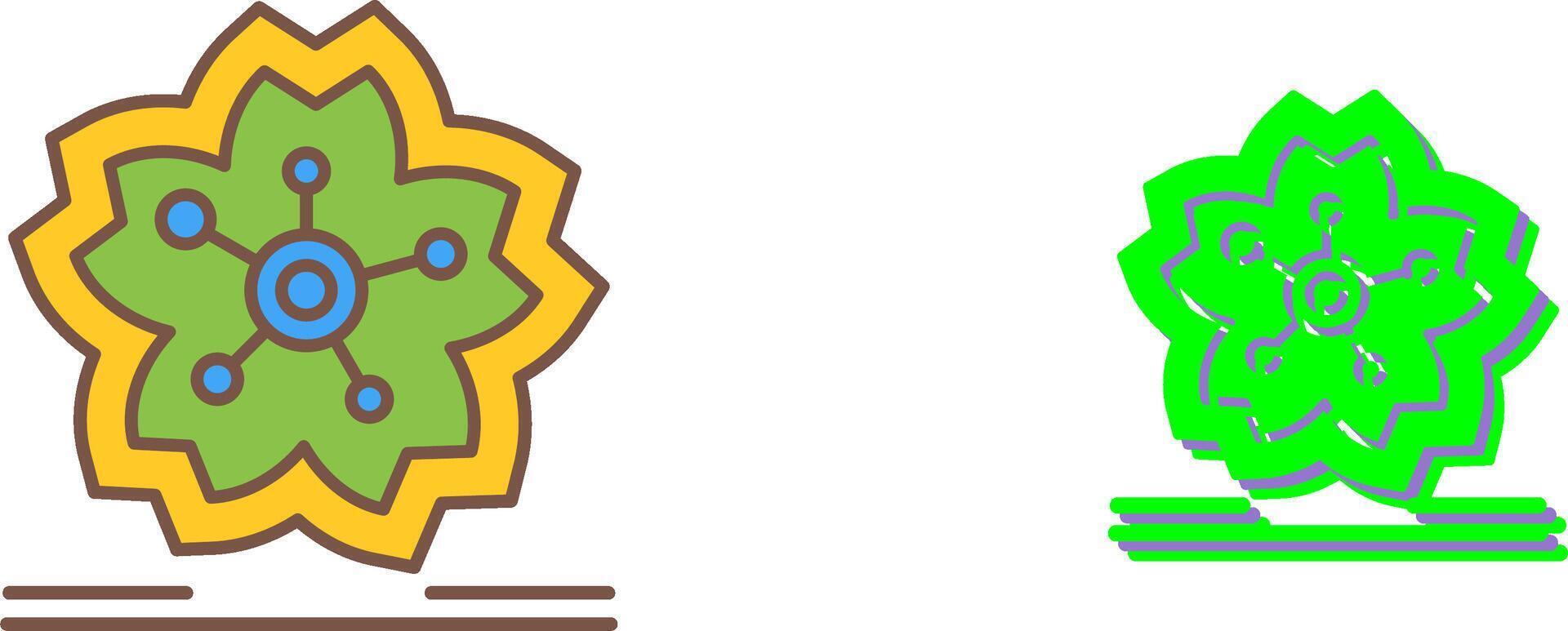 Cherry Blossom Icon Design vector