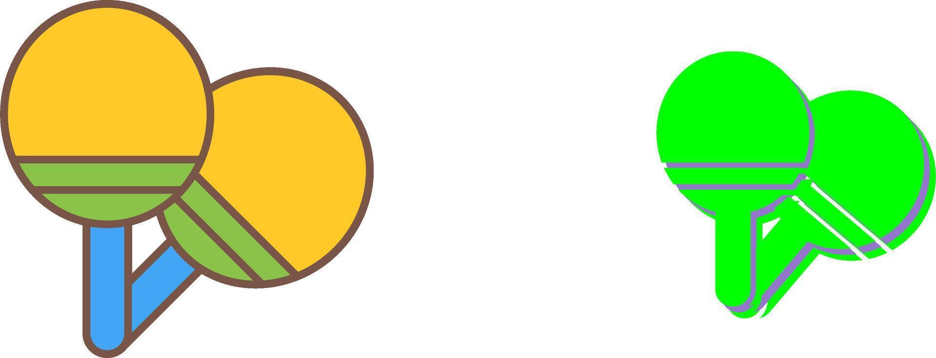 Ping Pong Icon Design vector