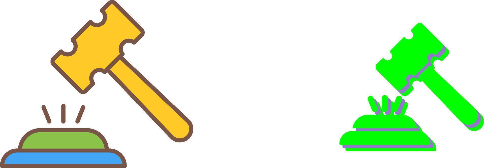 Gavel Icon Design vector