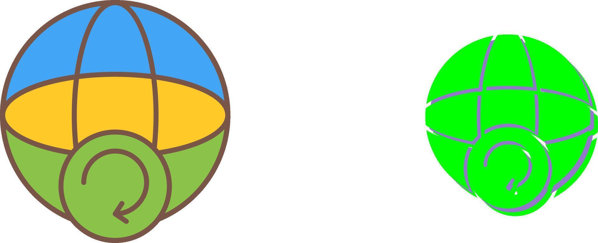 Earth Icon Design vector