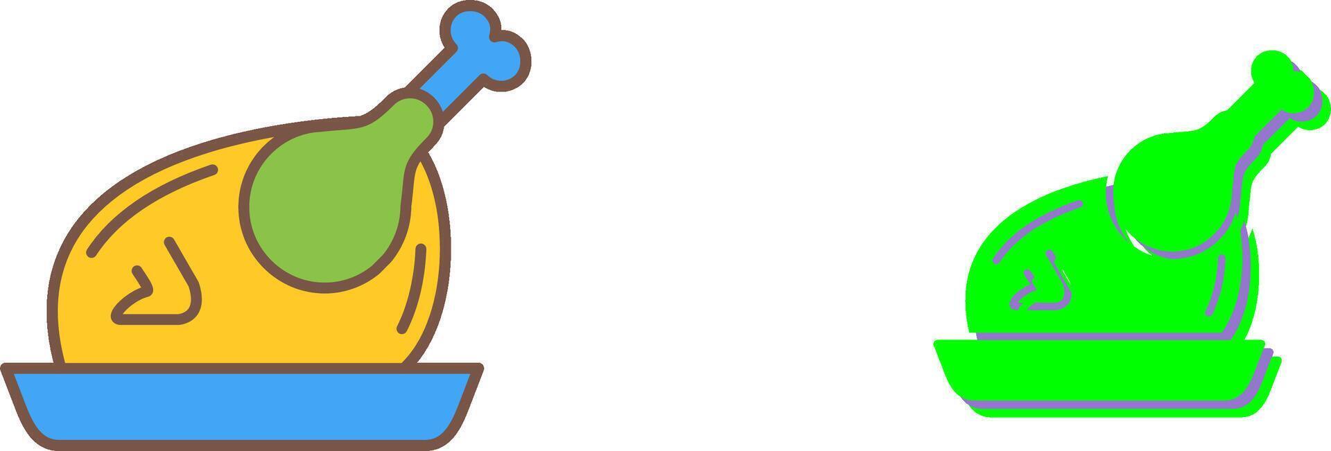 Chicken Icon Design vector