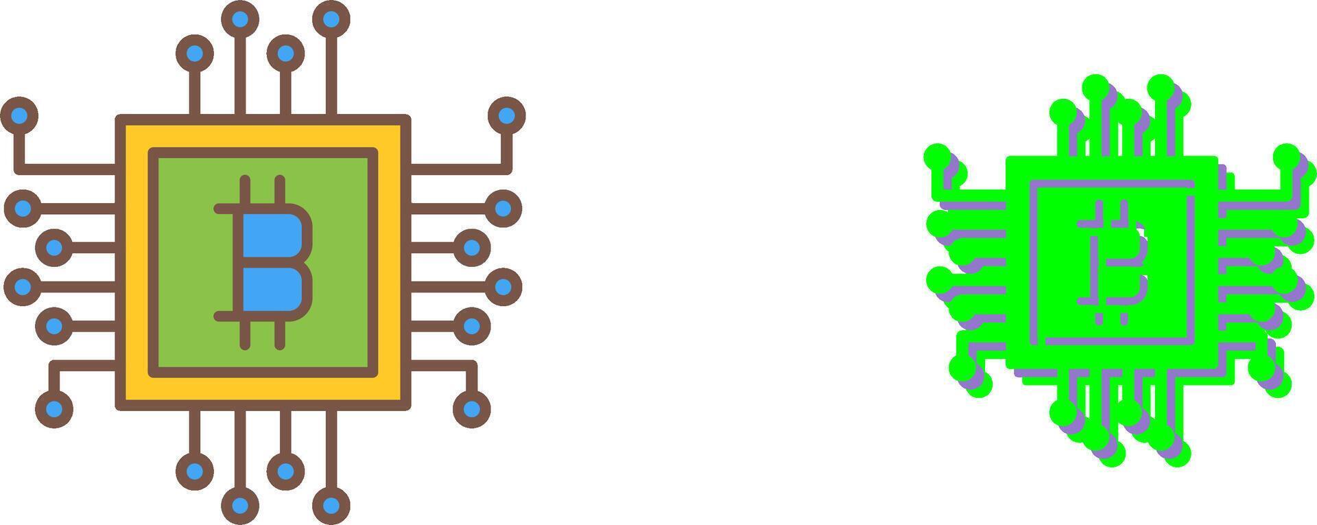 Chip Icon Design vector