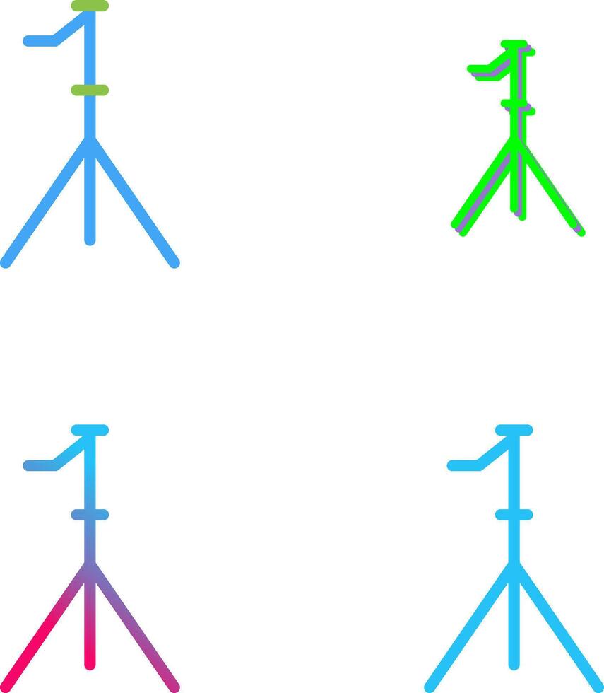 Unique Stand Icon Design vector