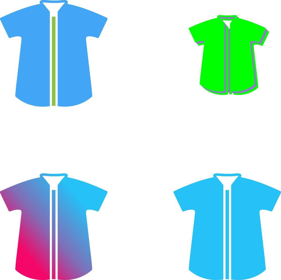 Check Shirt Icon Design vector