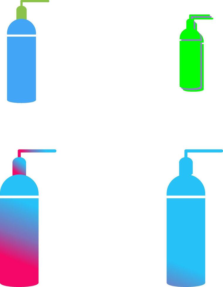 Unique Oxygen Tanks Icon Design vector