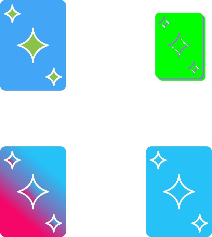 Unique Card Icon Design vector