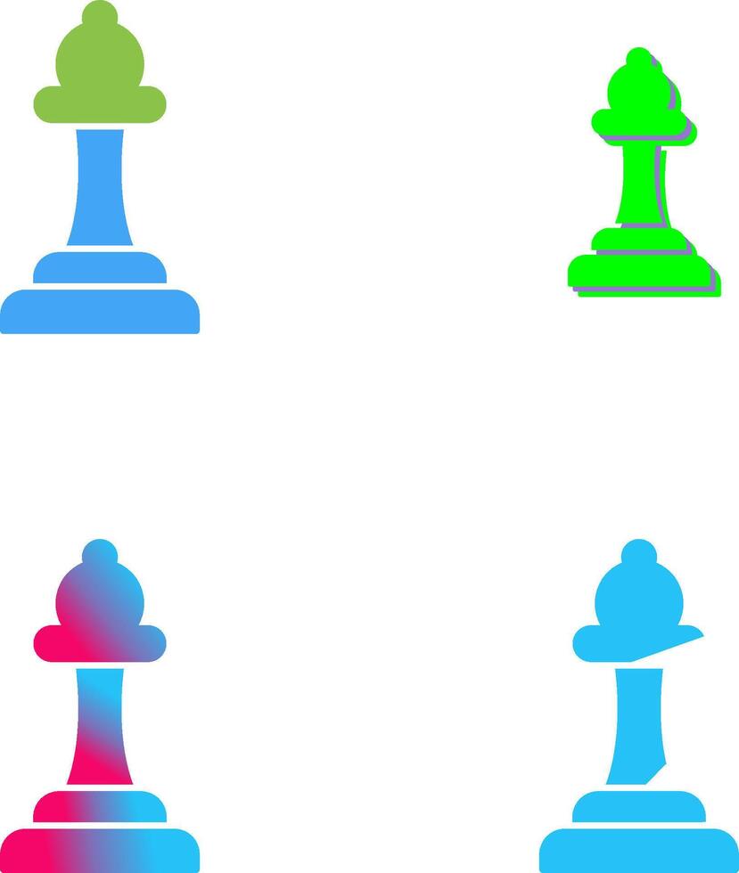 Unique Bishop Icon Design vector