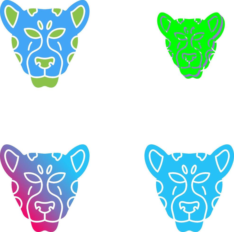 leopard Icon Design vector