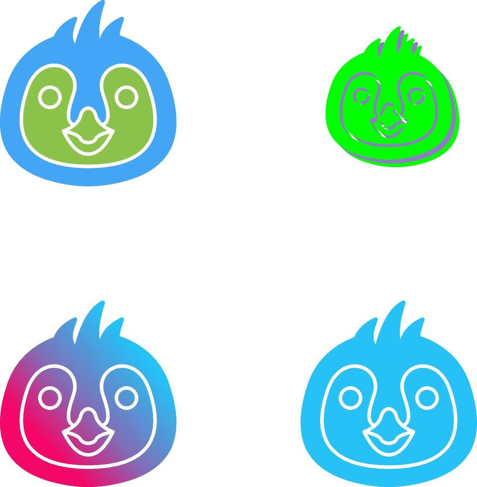 Penguin Icon Design vector