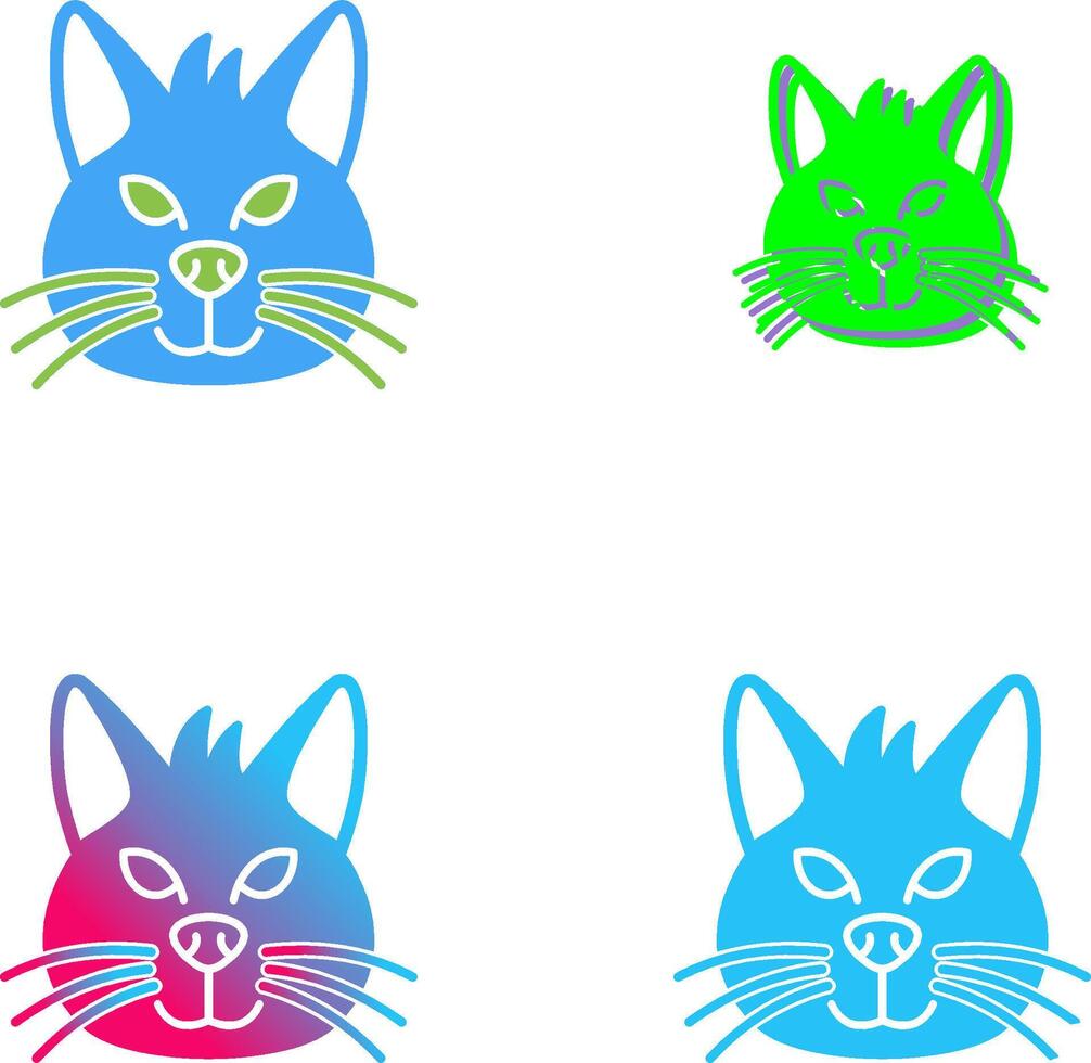 Cat Icon Design vector