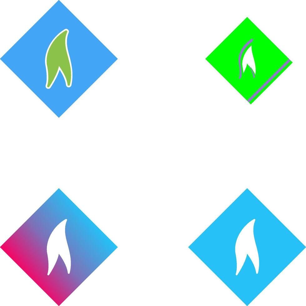 Flammable Material Icon Design vector