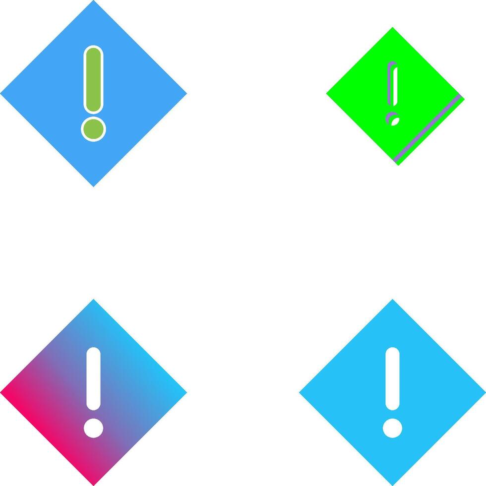 Warning Icon Design vector