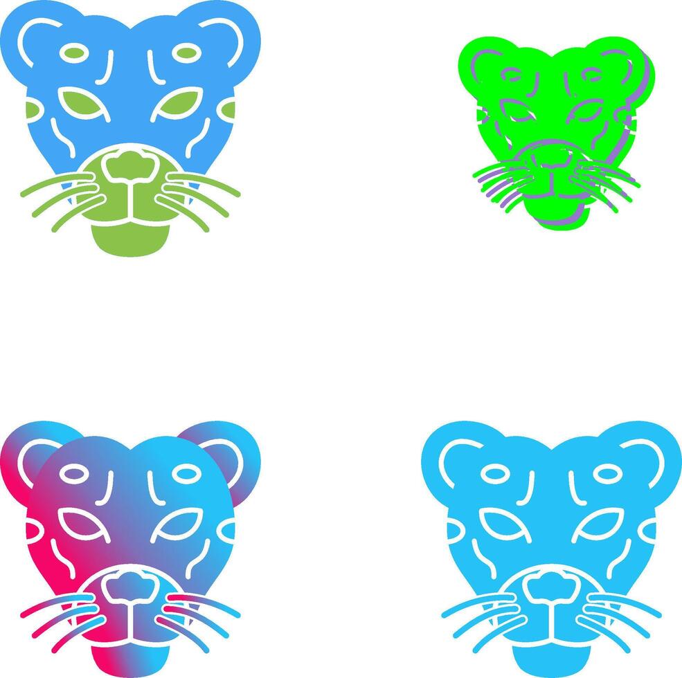 Cheetah Icon Design vector