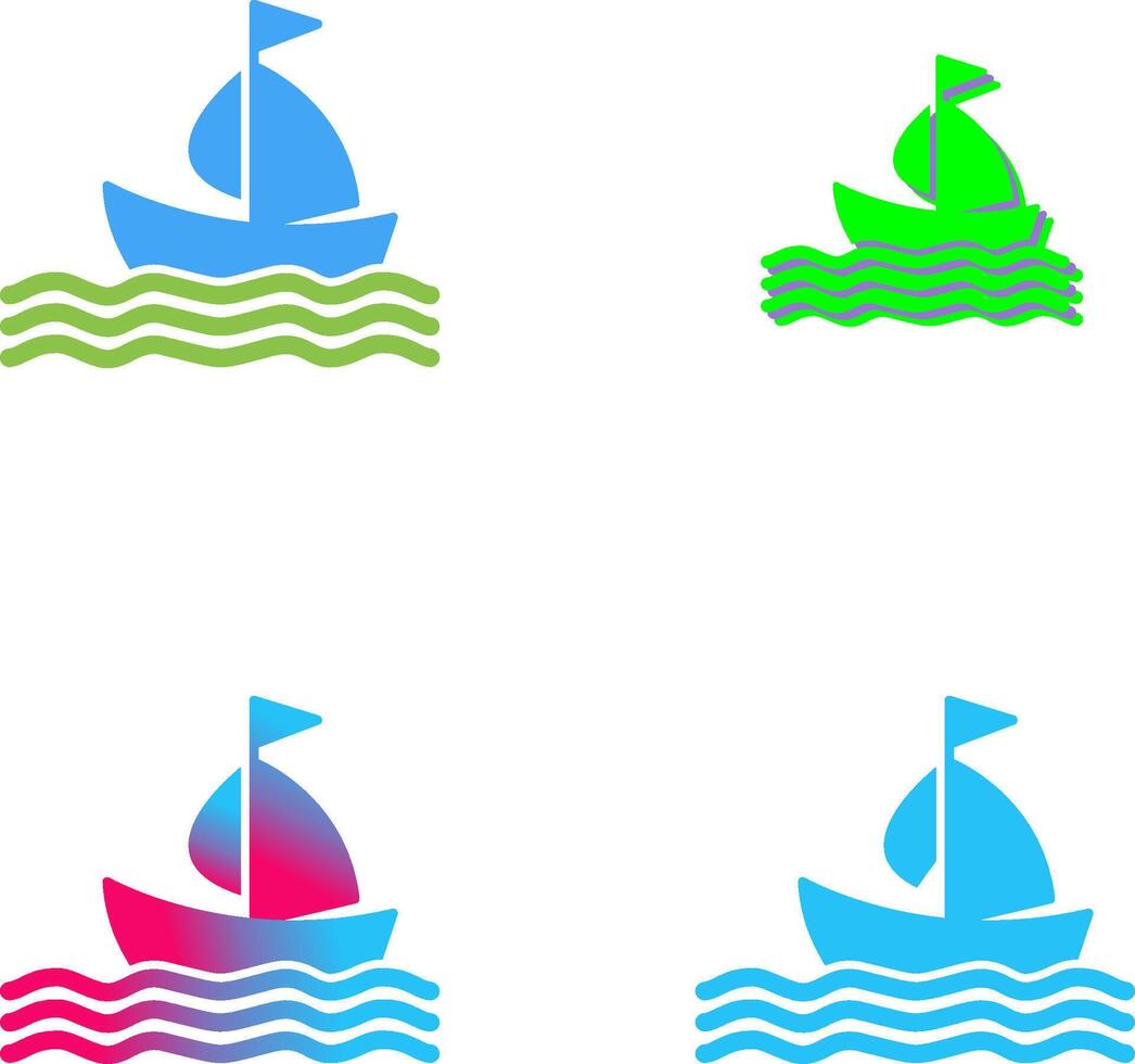 Boat Icon Design vector