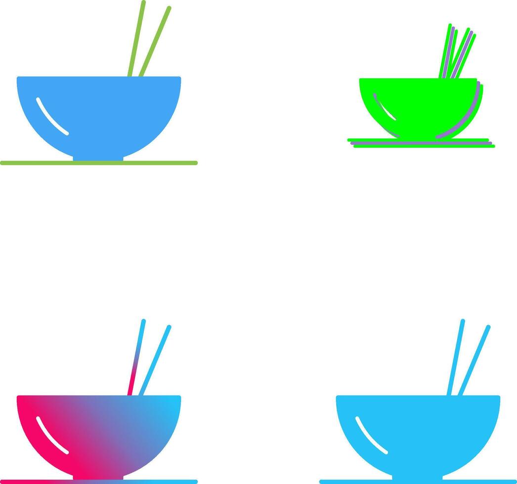 Unique Food Icon Design vector