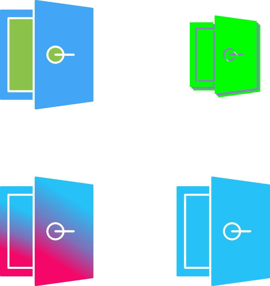 Door Icon Design vector