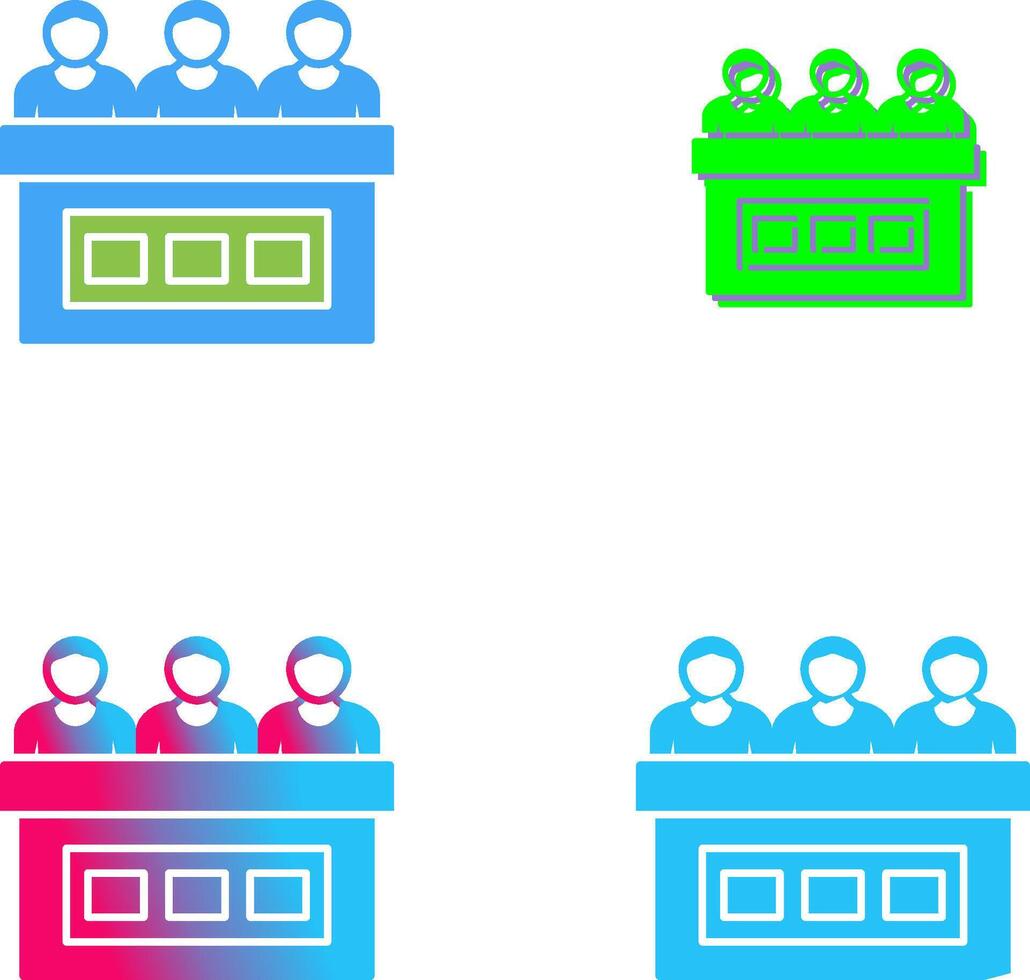 Jury Icon Design vector