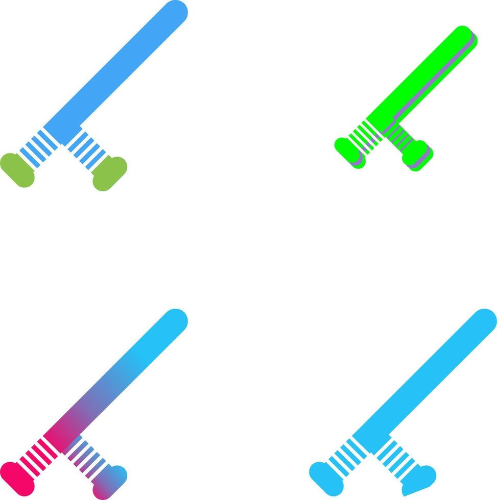 Baton Icon Design vector