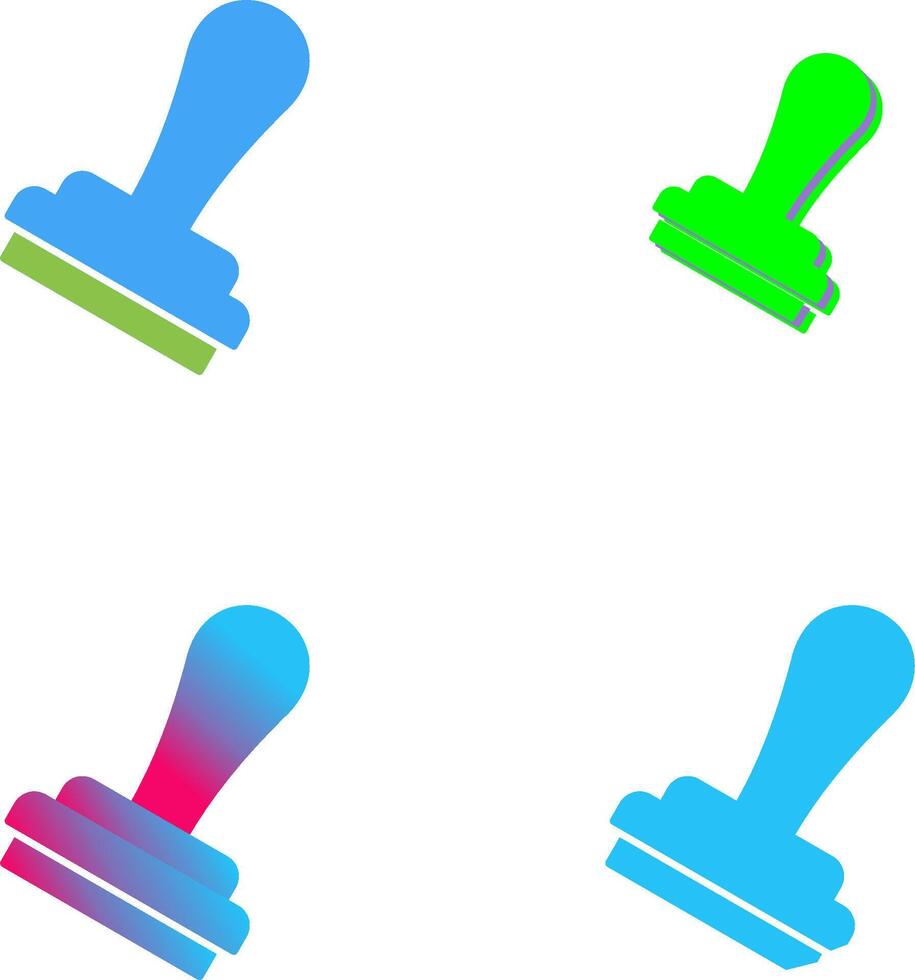 Stamp Icon Design vector
