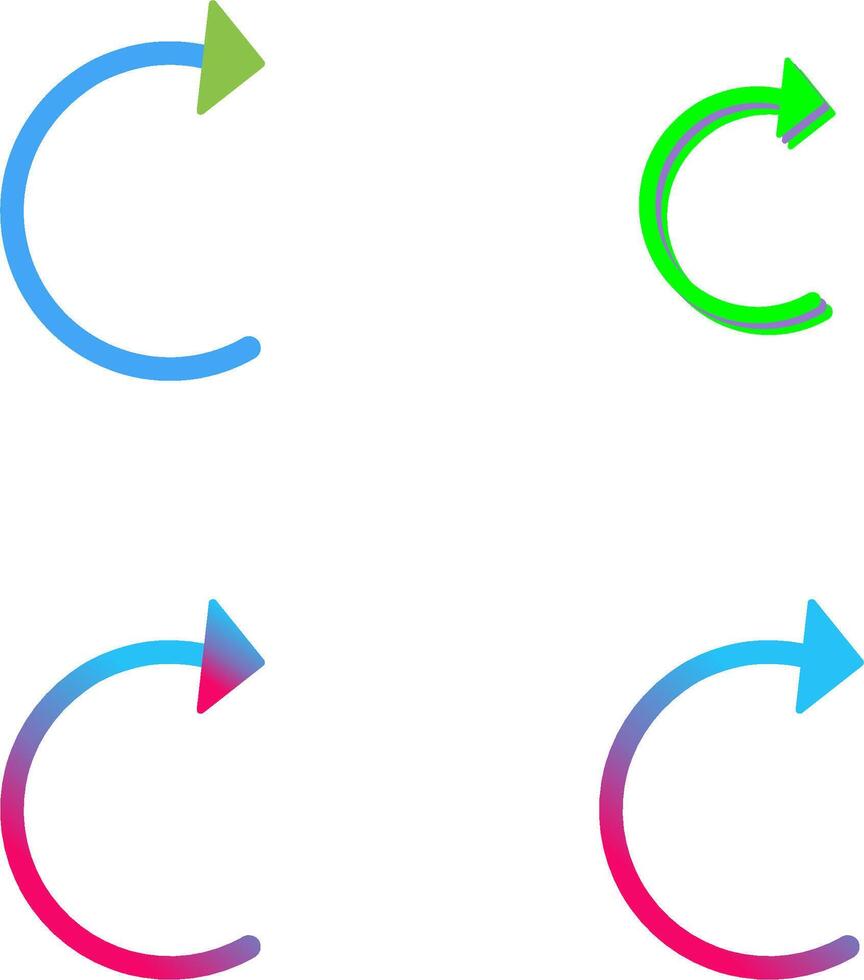 Unique Reload Icon Design vector