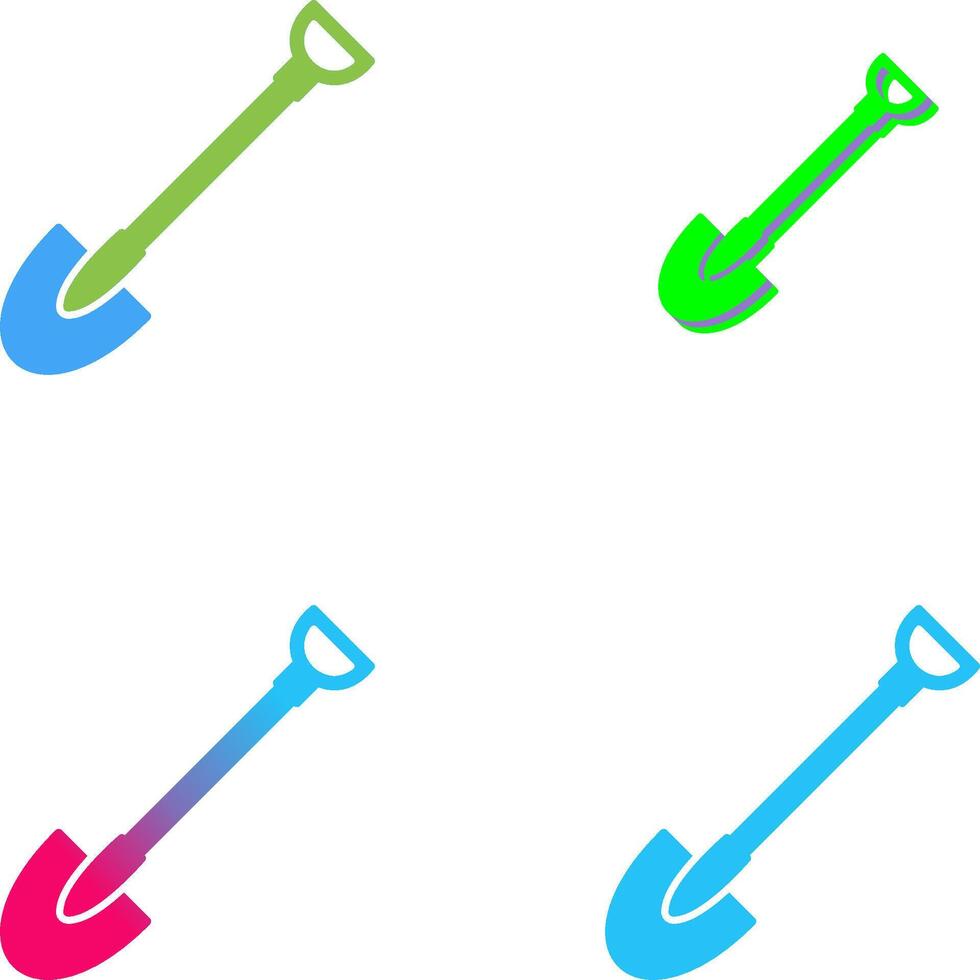 Shovel Icon Design vector