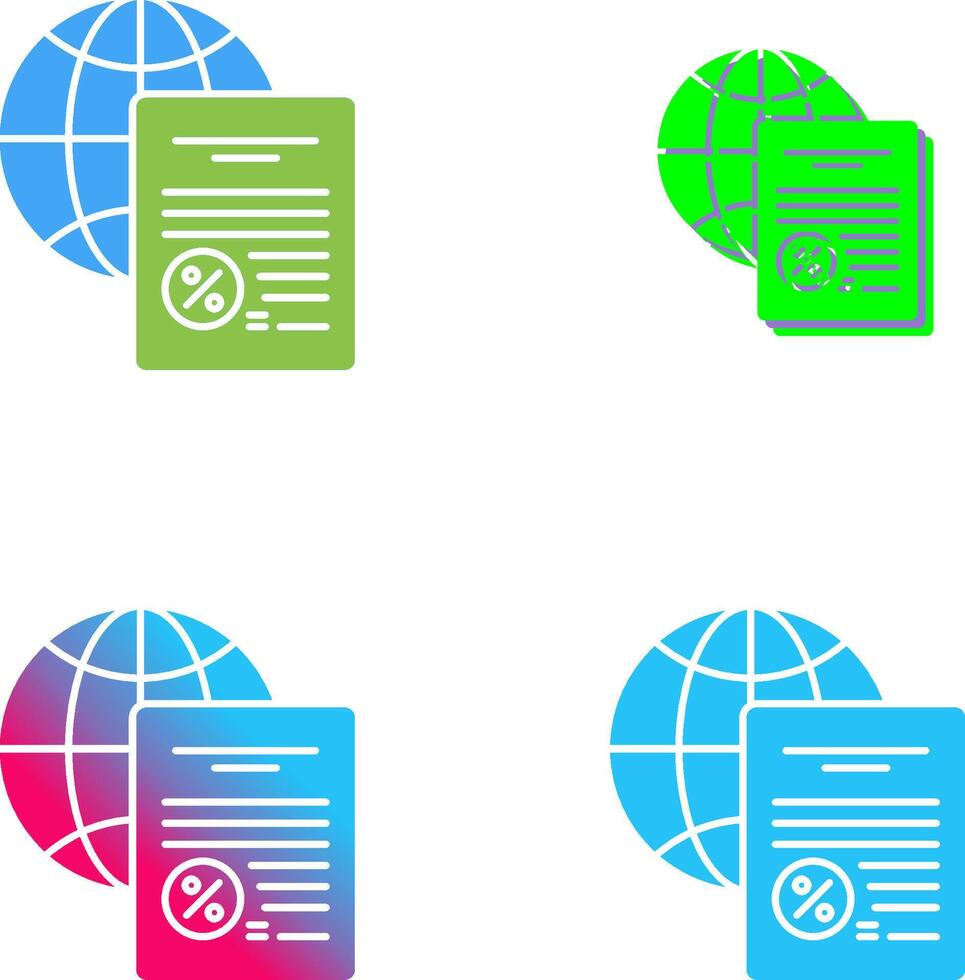 Global Icon Design vector