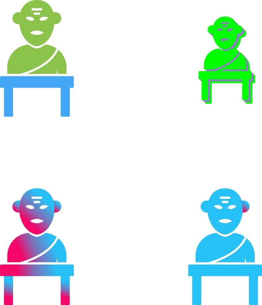 Greek god Icon Design vector