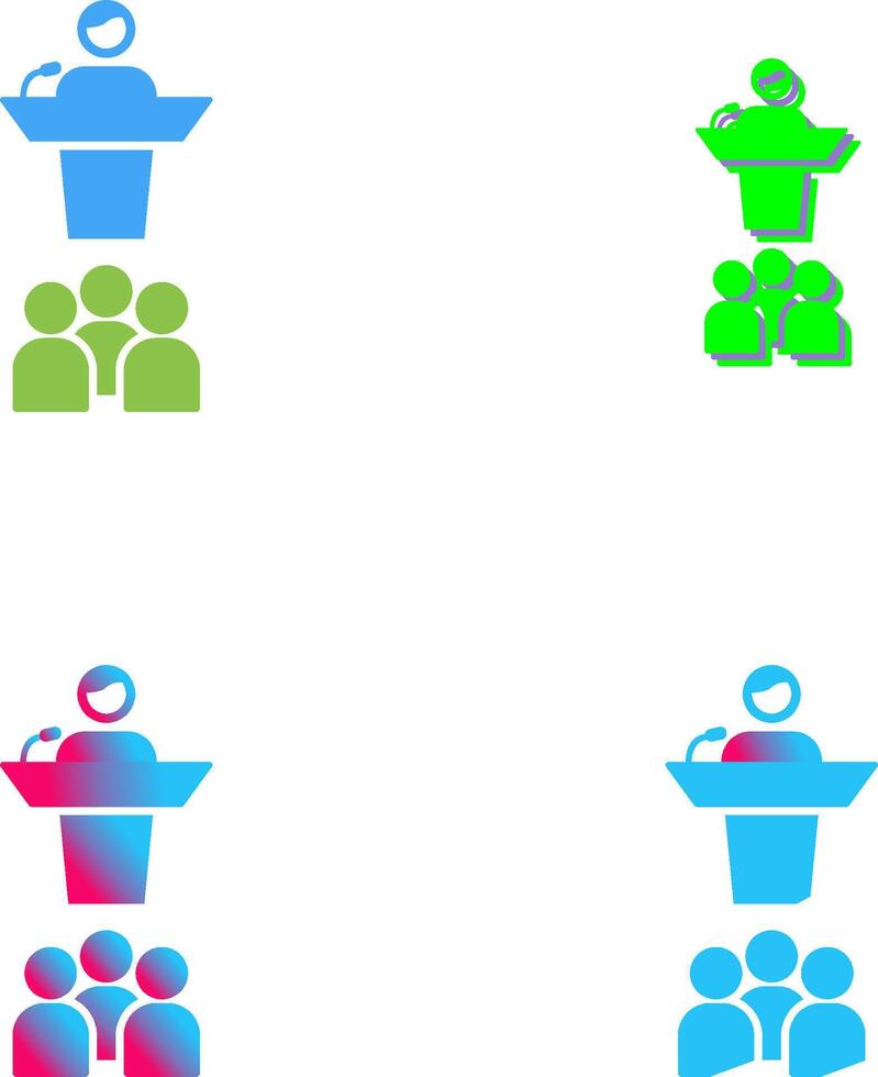 Seminar Icon Design vector
