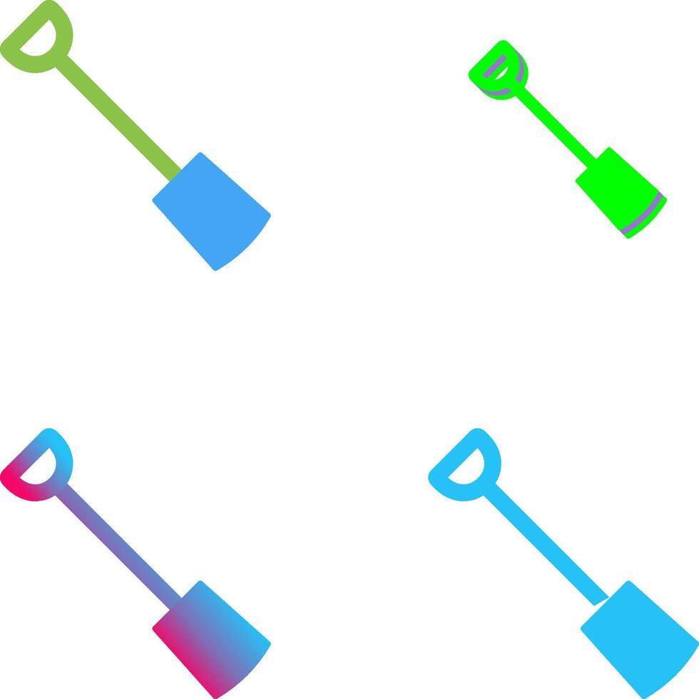 Hand Shovel Icon Design vector