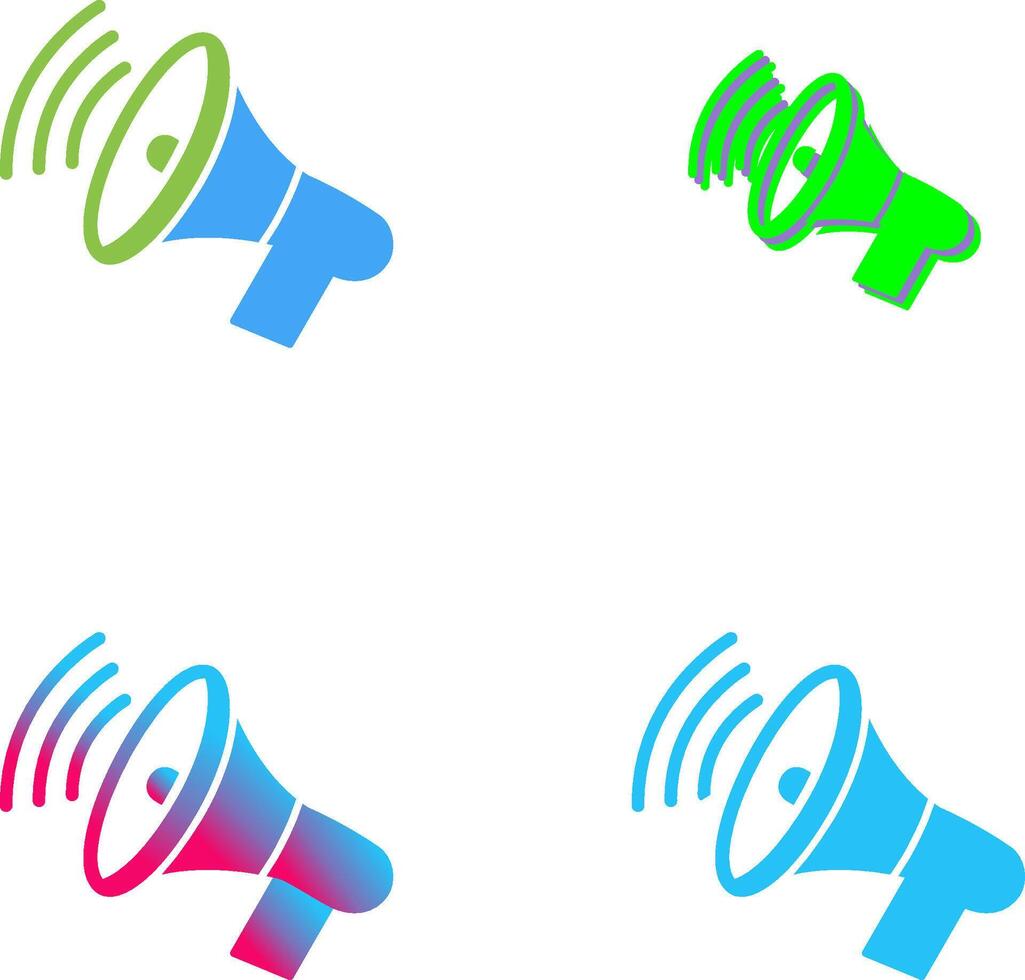 Announcing Icon Design vector