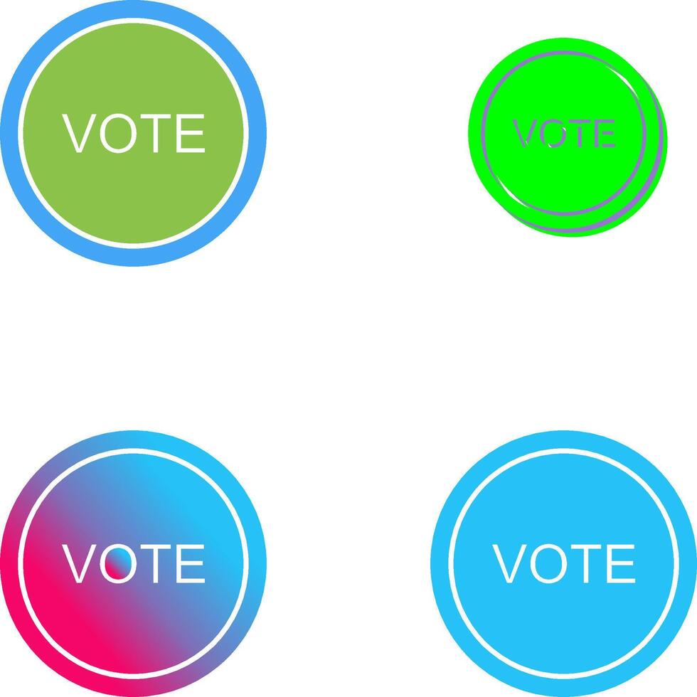 Vote Link Icon Design vector